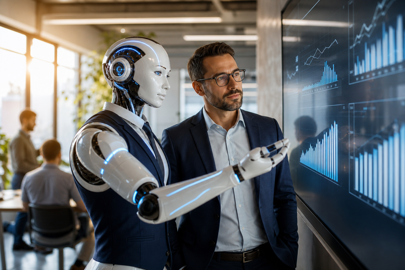 AI Sales Agent Collaborating with Human