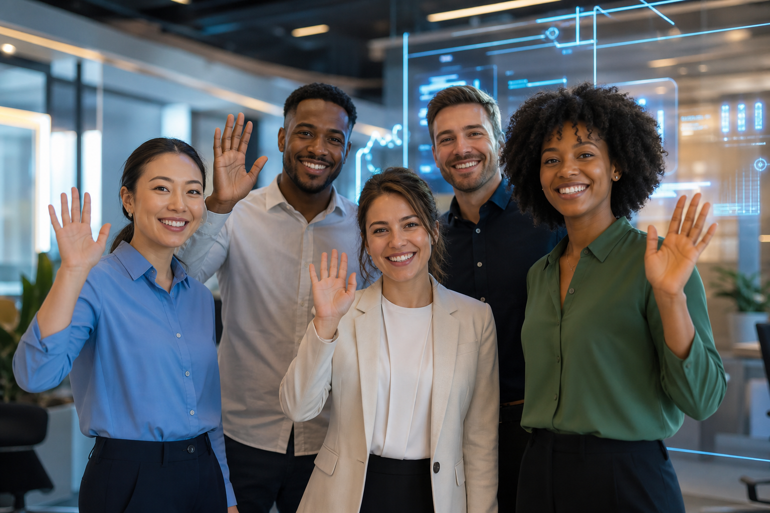 AI Sales Agents Welcoming at Event